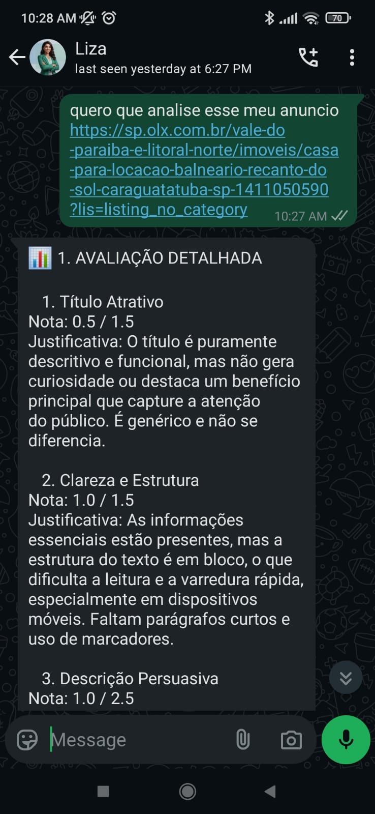 Analisador de Anúncio